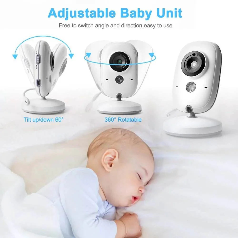 3.5" Video Baby Monitor with Night Vision & Audio