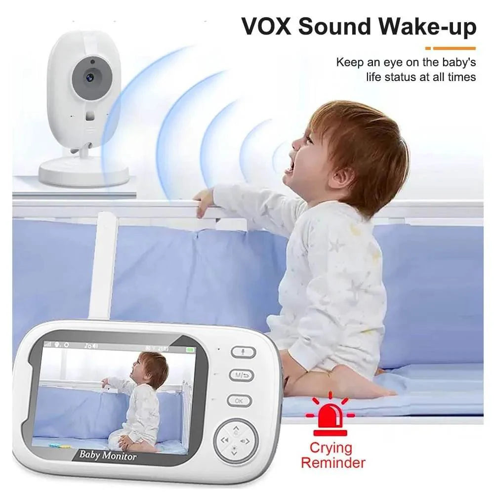 3.5" Video Baby Monitor with Night Vision & Audio