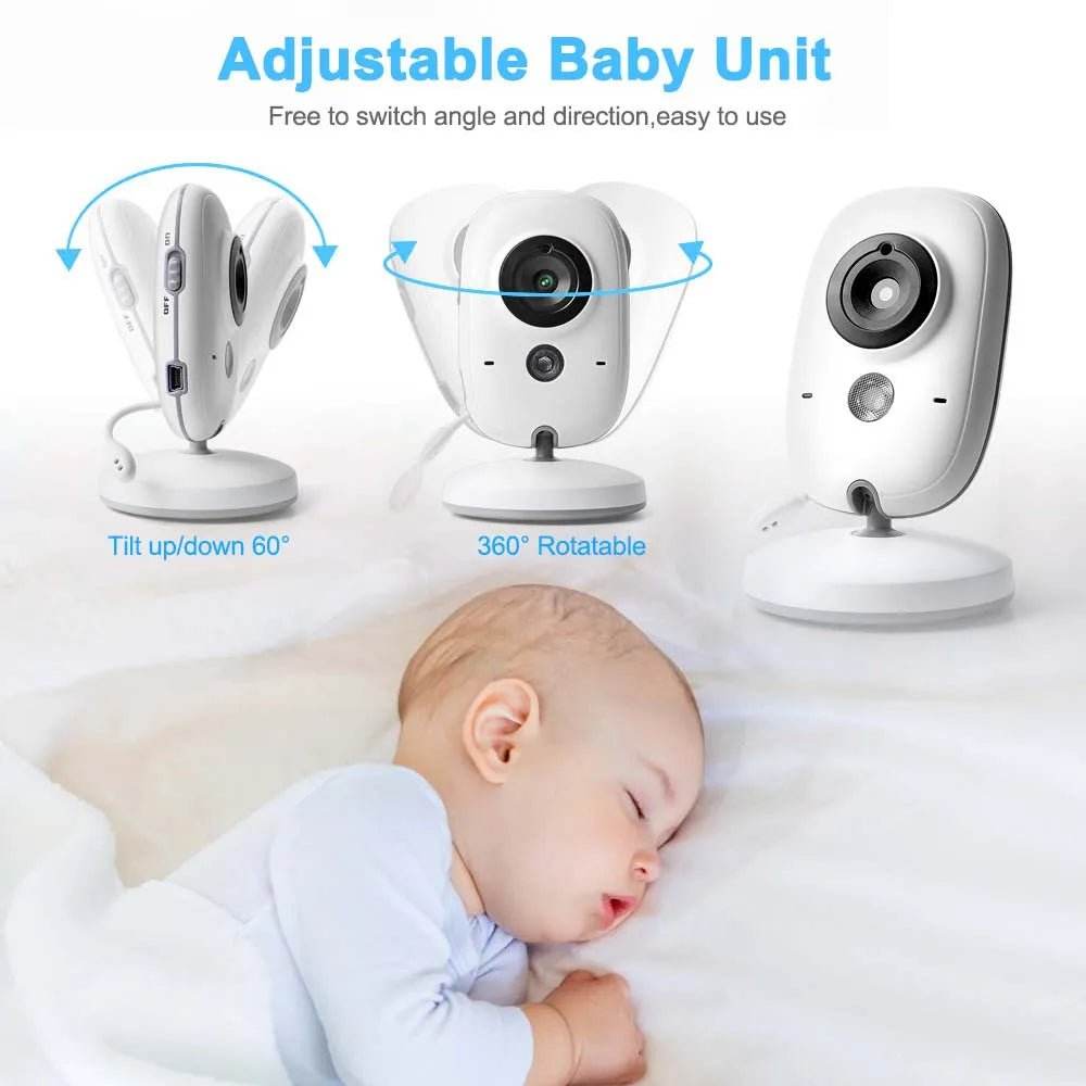 3.5" Video Baby Monitor with Night Vision & Audio