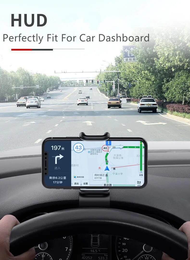 360° Rotatable Car Phone Holder | Universal Phone Stand