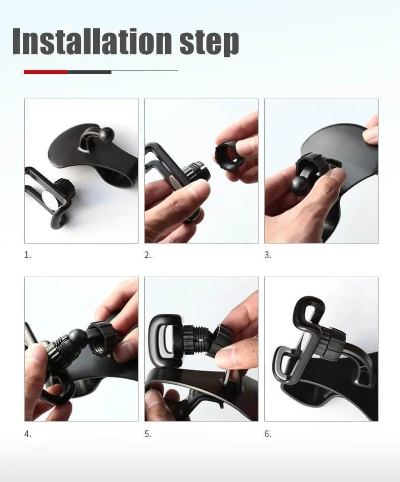 360° Rotatable Car Phone Holder | Universal Phone Stand