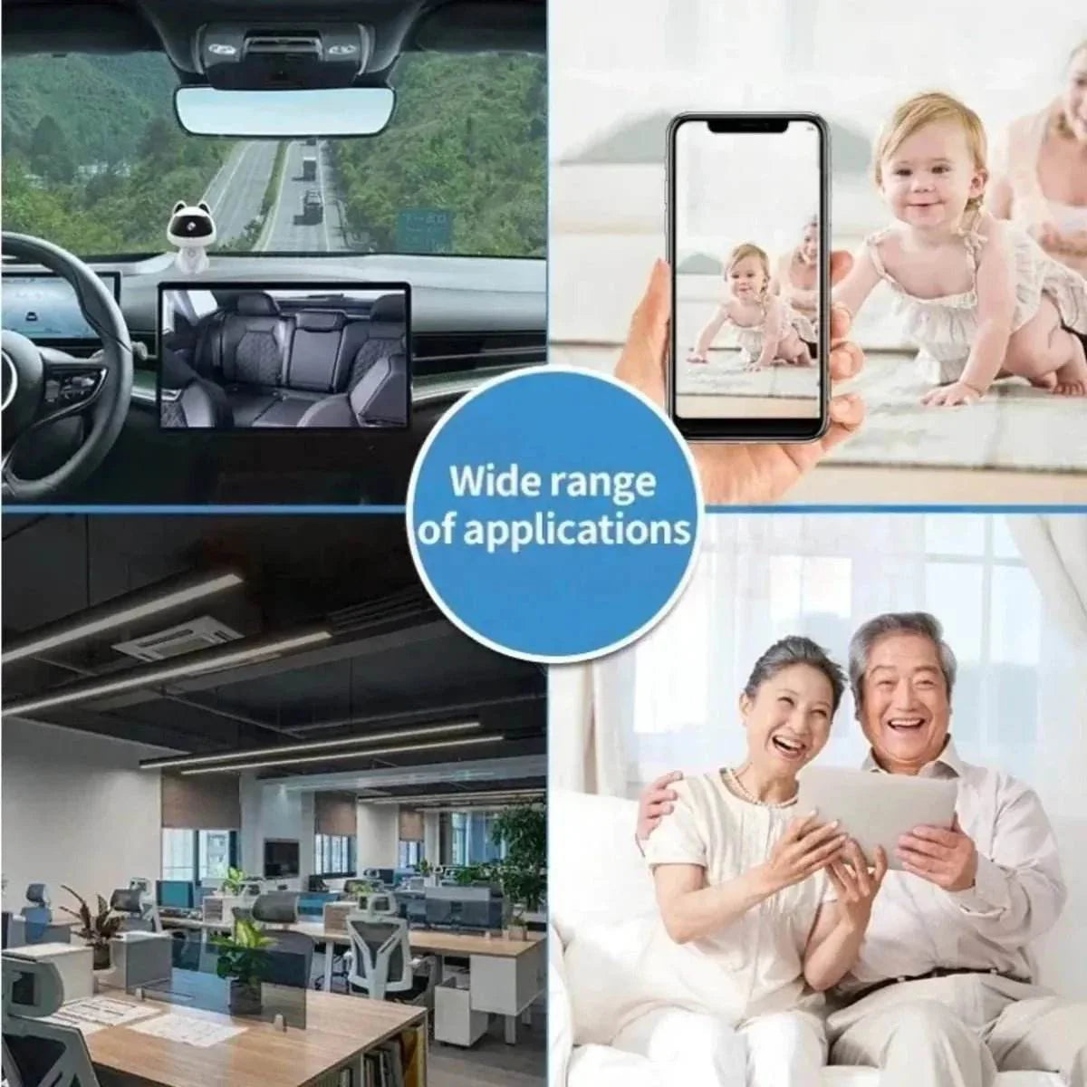 3MP Intelligent night vision two-way audio voice intercom wifi remote night vision