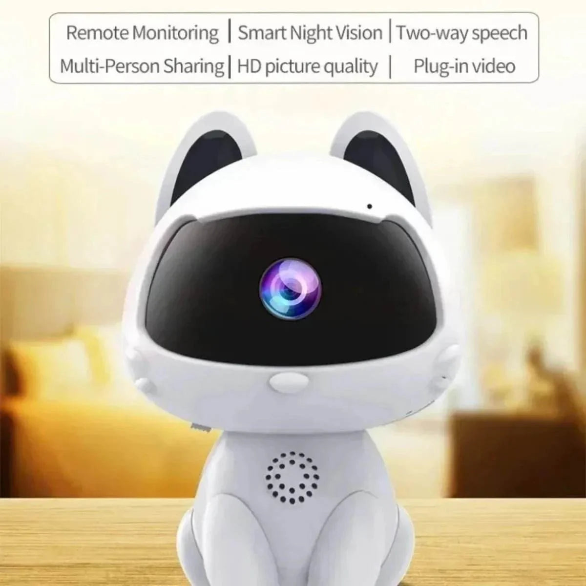 3MP Intelligent night vision two-way audio voice intercom wifi remote night vision