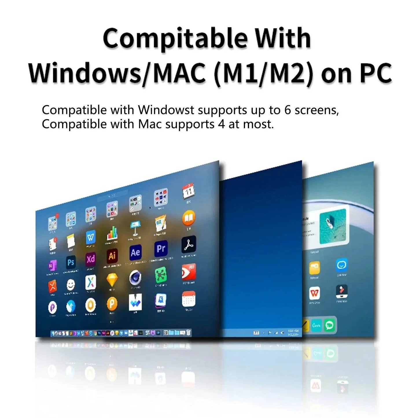 Laptop Dual Monitor 12 Inch 1920*1080 HD IPS Dual Monitor