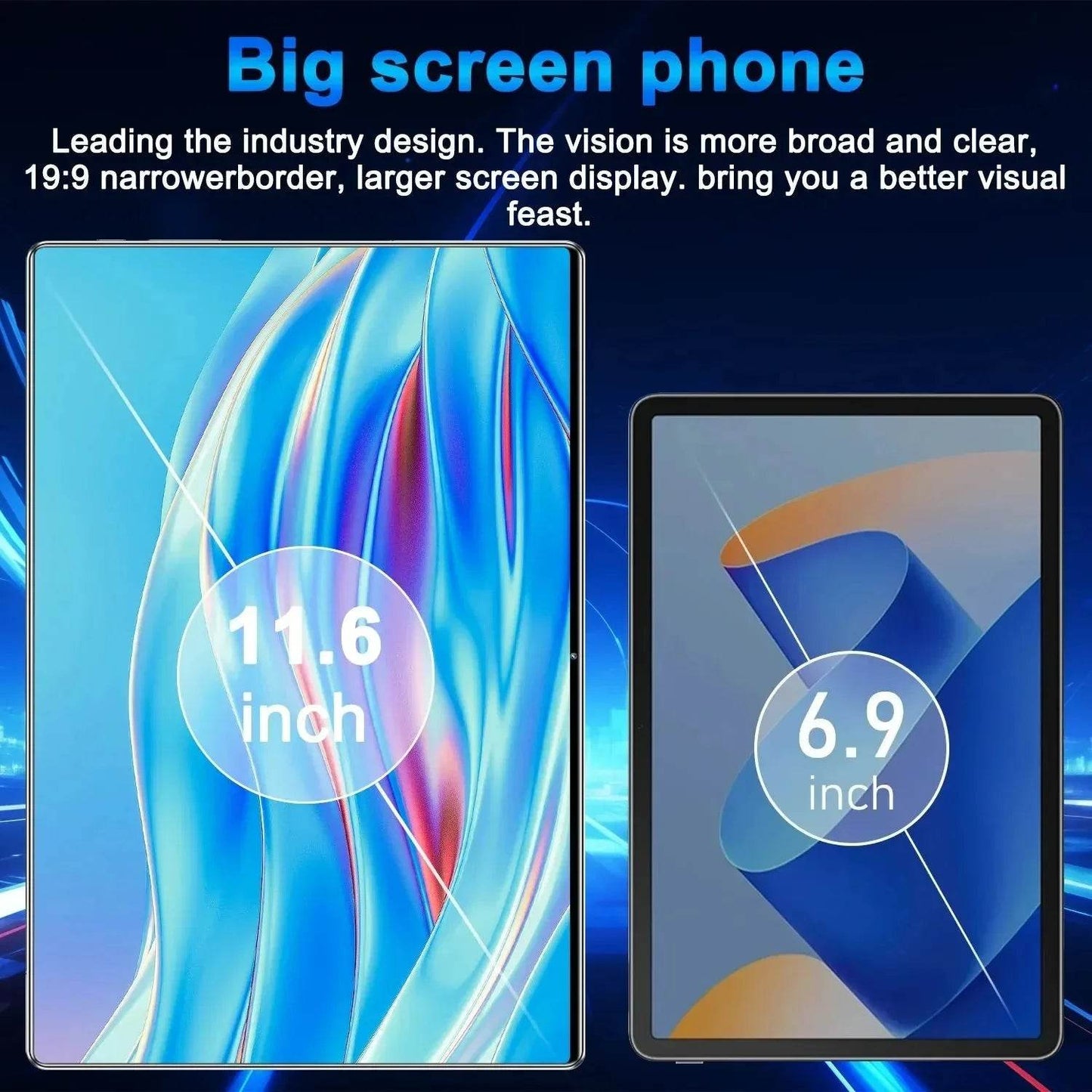 Tablet Android 2025 5G 13.0 Brand New 11.6 inch 16GB RAM 1TB