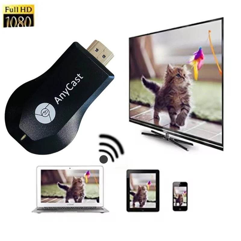 4K WiFi Display TV Dongle Receiver - M2 Plus HDMI Stick
