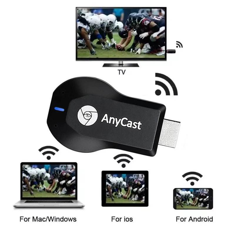 4K WiFi Display TV Dongle Receiver - M2 Plus HDMI Stick