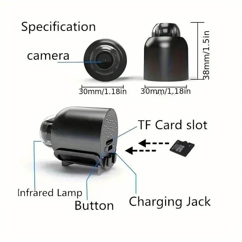 1080P HD Mini WiFi Camera Indoor Safety Baby Security