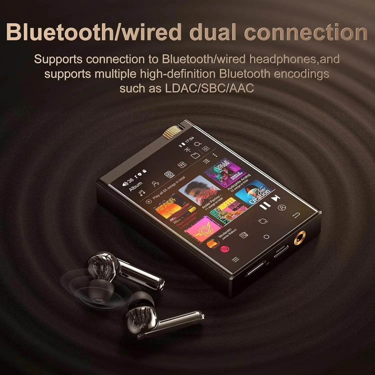 Hi-Fi MP3 Player with Bluetooth , DSD High-Resolution