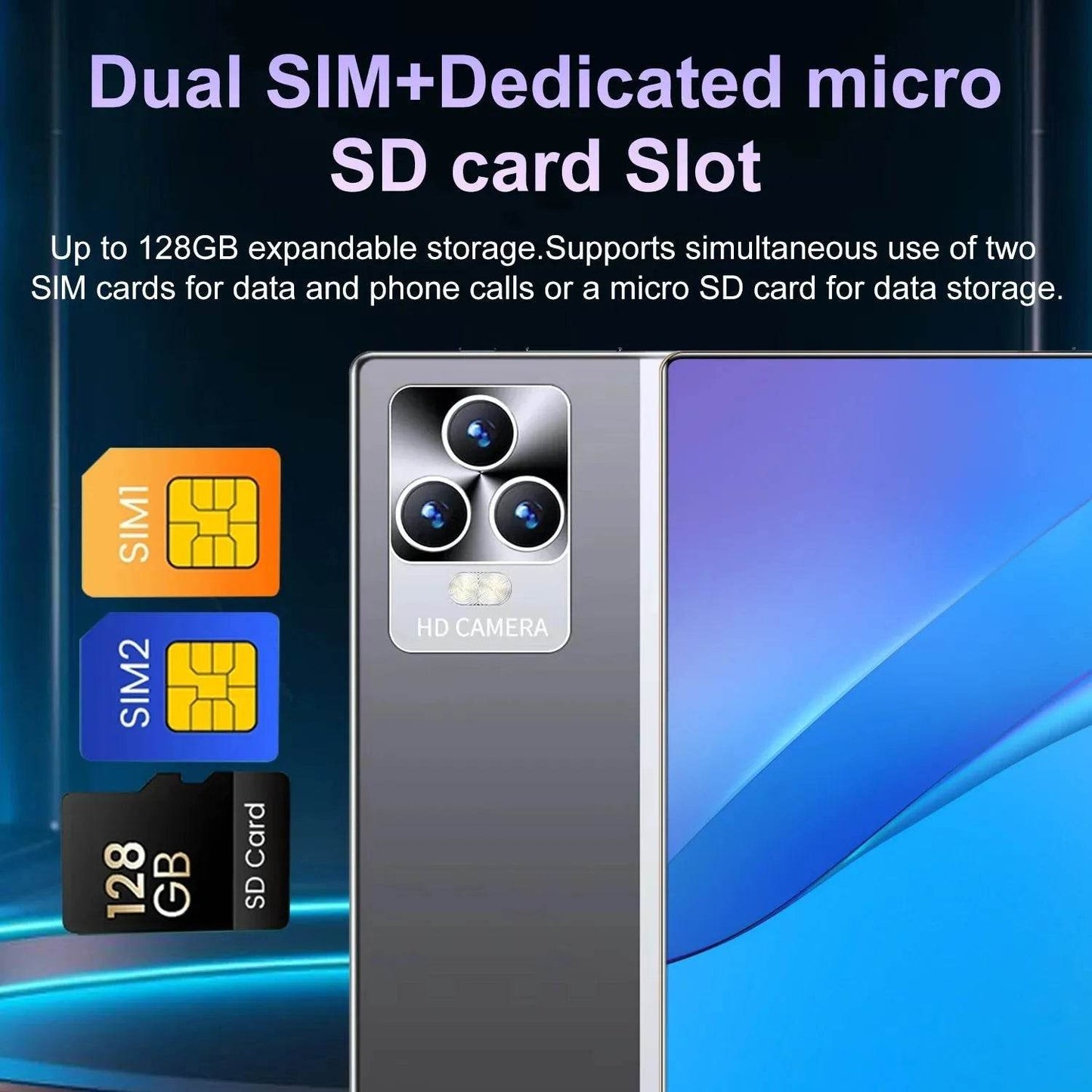 2025 New 5G Tablet 10.36Inch Android 13.0 Tablet MTK6797 16GB RAM 1TB ROM