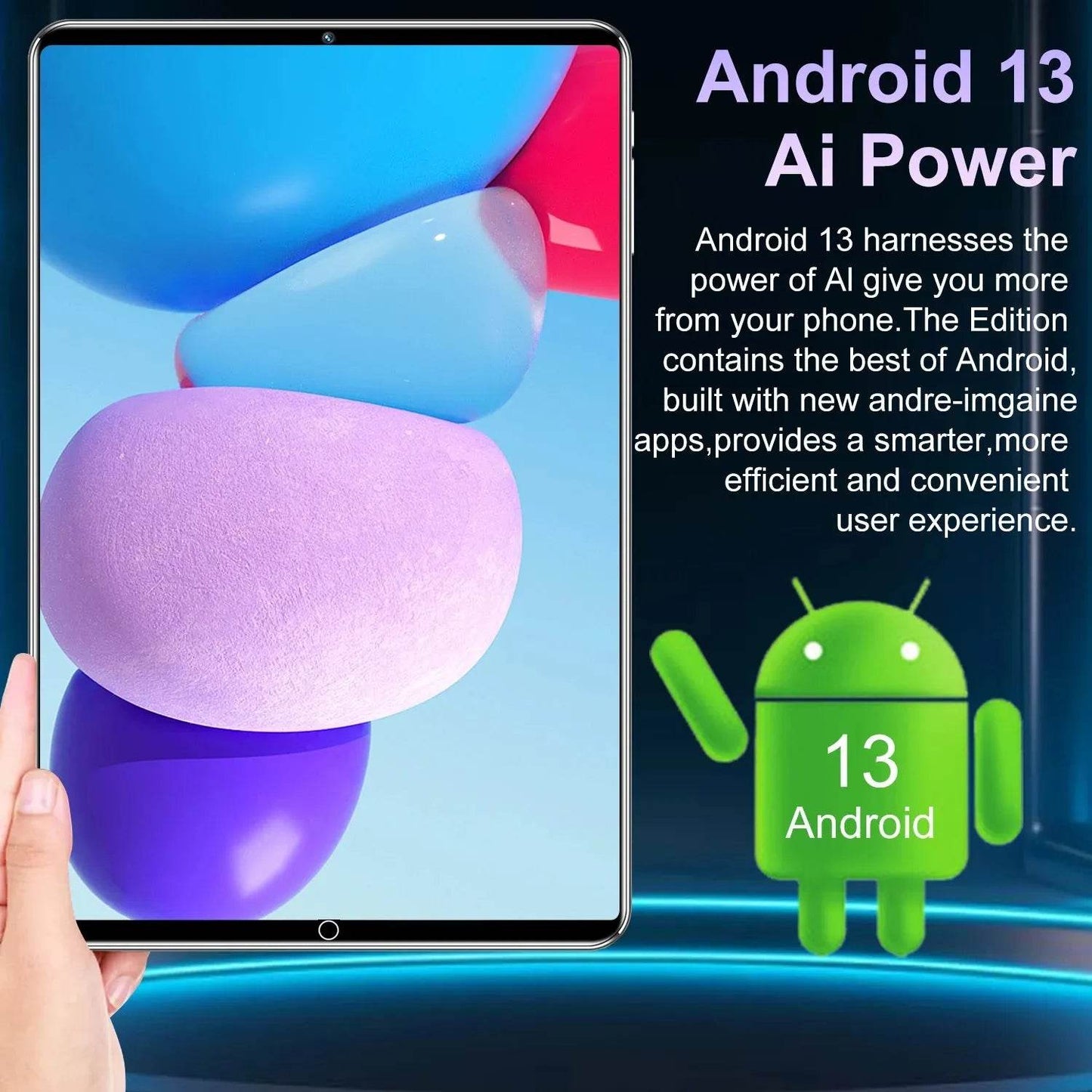 2025 5G New 10.36Inch Tablet Android 16GB RAM 1TB ROM Android 13.0 12000mAh