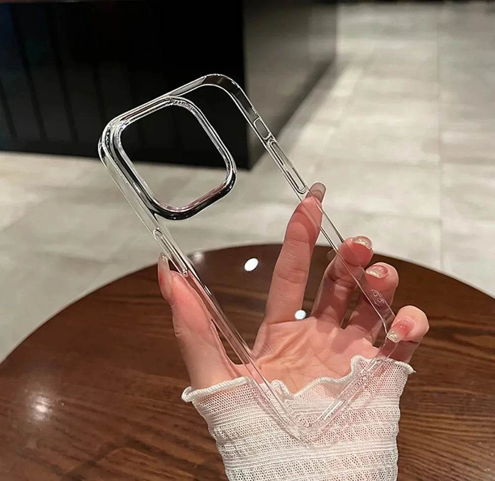 Luxury Transparent Soft Phone Cases iPhone16 15 14 13 12 11