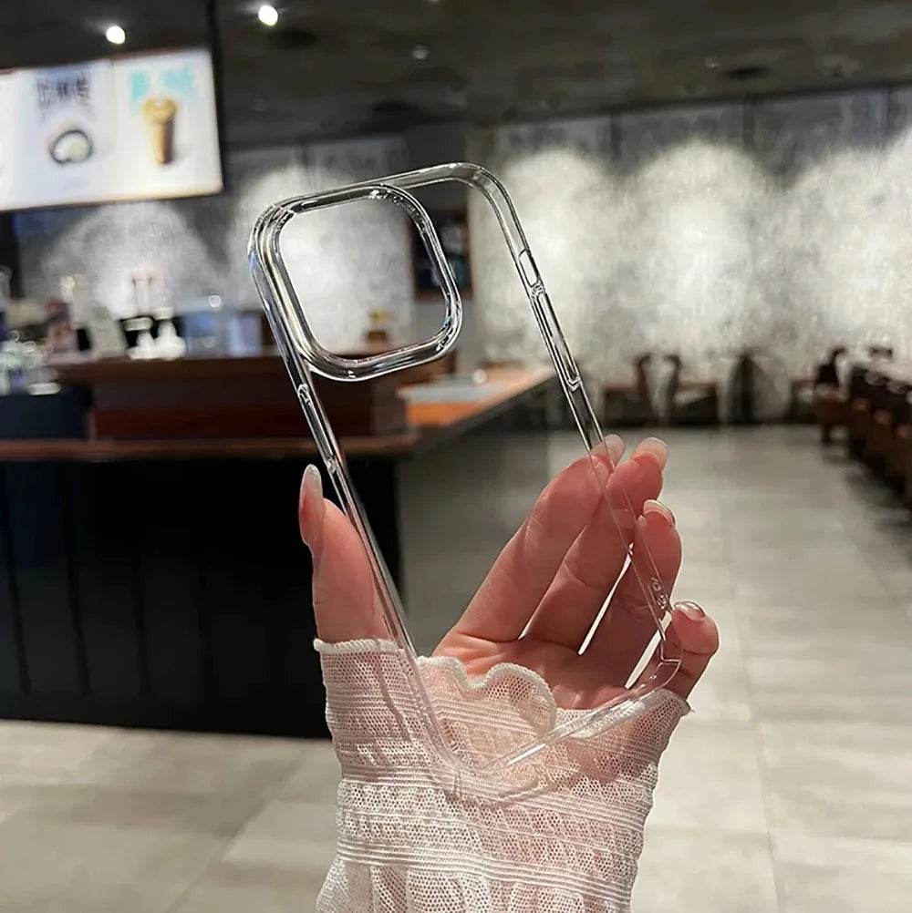Luxury Transparent Soft Phone Cases iPhone16 15 14 13 12 11