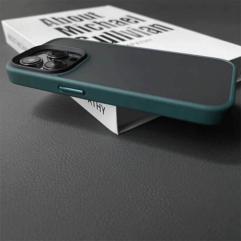 Armor Shockproof Hybrid Case for iPhone 15 14 16 Pro Max Matte Back Cover