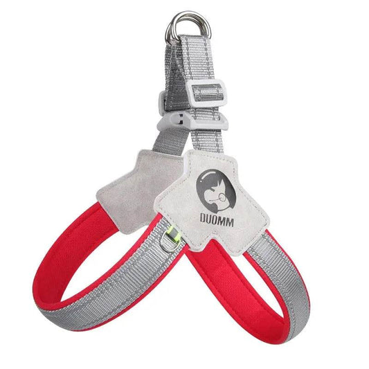 Dog Harness Adjustable Pet Harness Vest Reflective Mesh
