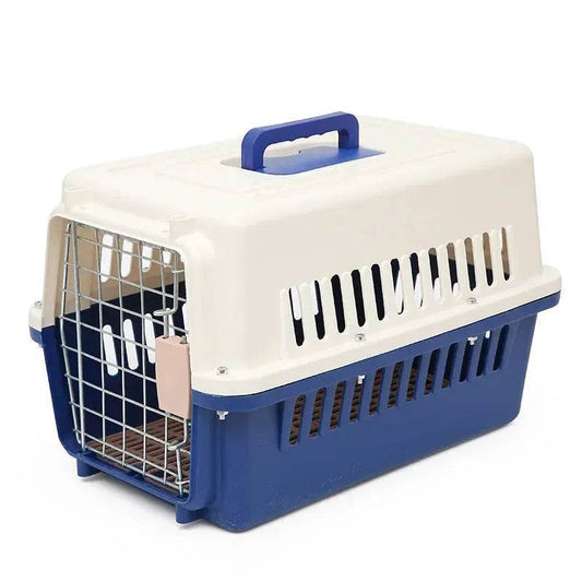 Outdoor Large Plastic Cat Cage - Portable Airline Carrier