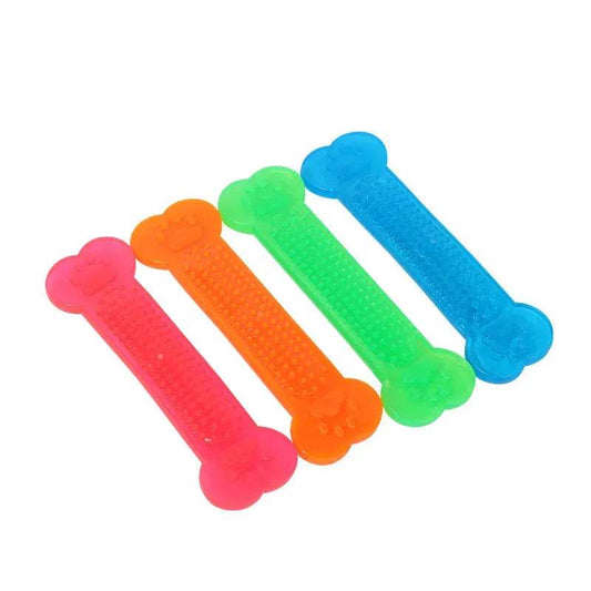 Durable Rubber Bone Toy for Aggressive Chewers