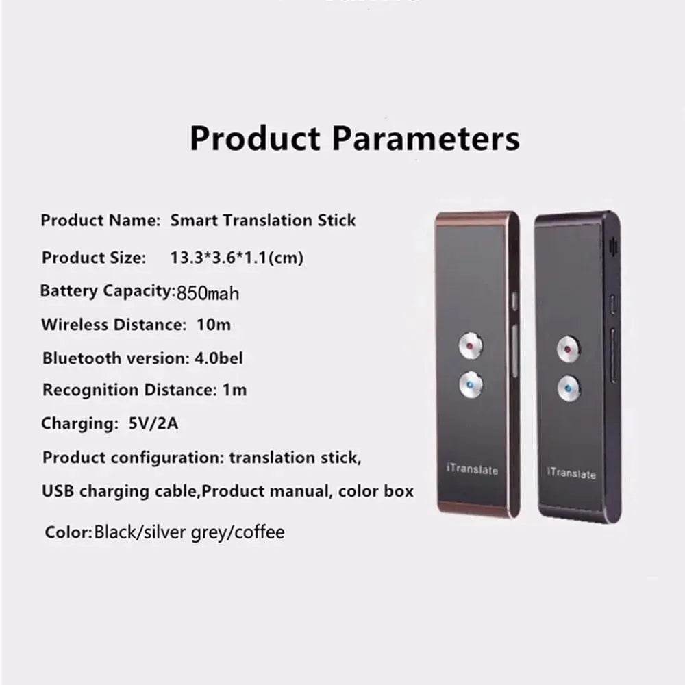 Loja Manuel Coelho Multilingual Travel Translator & Voice Recorder