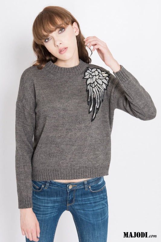CAMISOLA C/ DETALHE PRATEADO