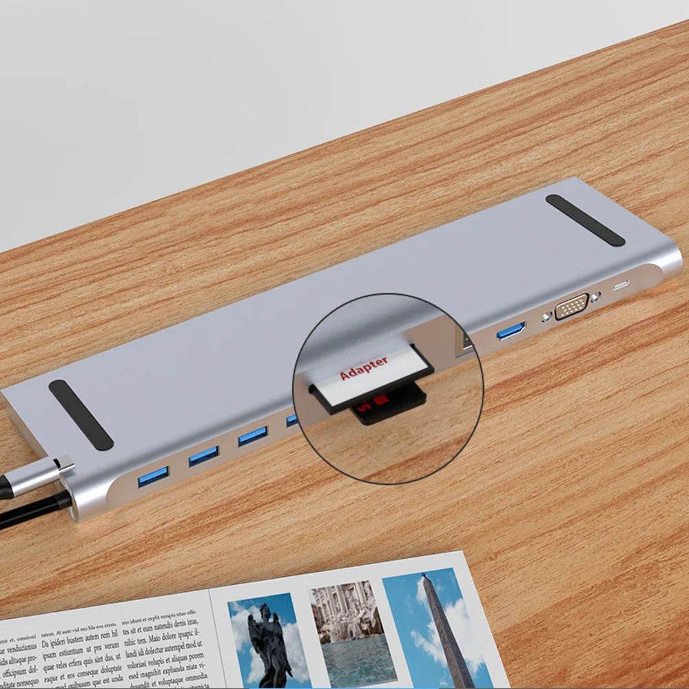 USB Hub 3.0 Splitter Multiport Adapter 4K HDMI 4/5/6/8/11