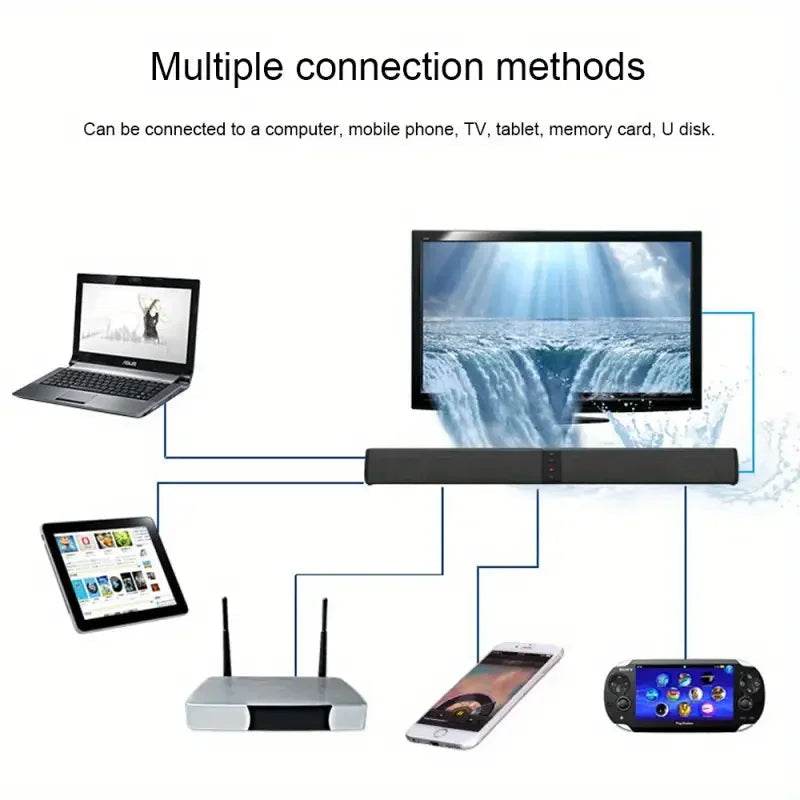 Soundbar Radio Blaster Bar Audio TV PC Computer Subwoofer