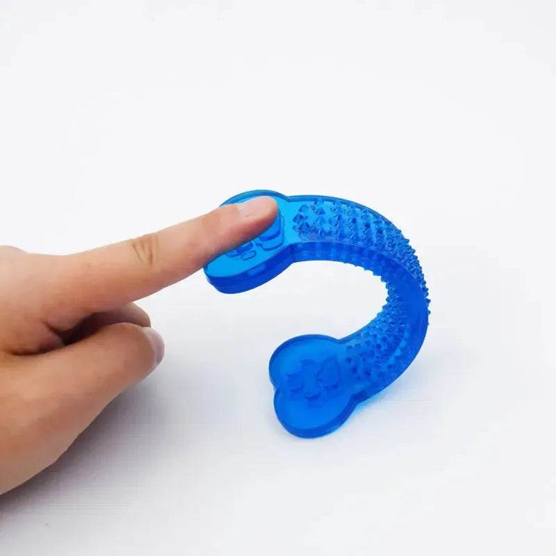 Durable Rubber Bone Toy for Aggressive Chewers