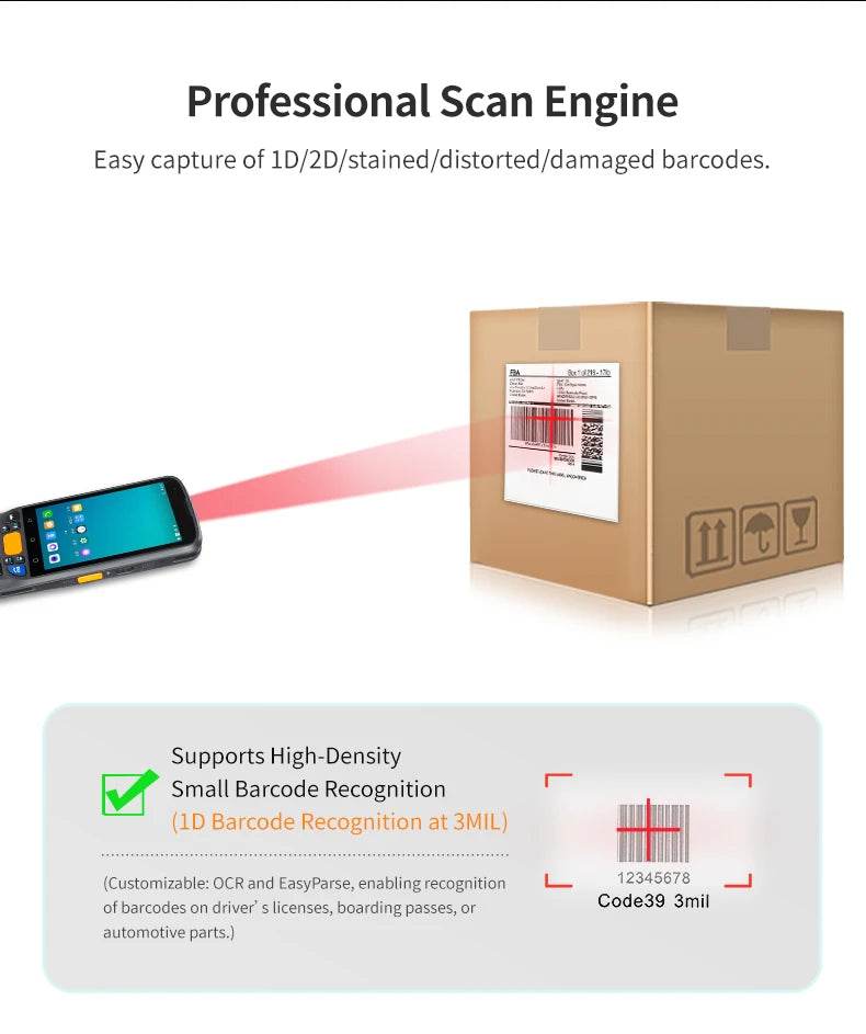 8Core Megapixel Scanner IP67 Handheld Terminal