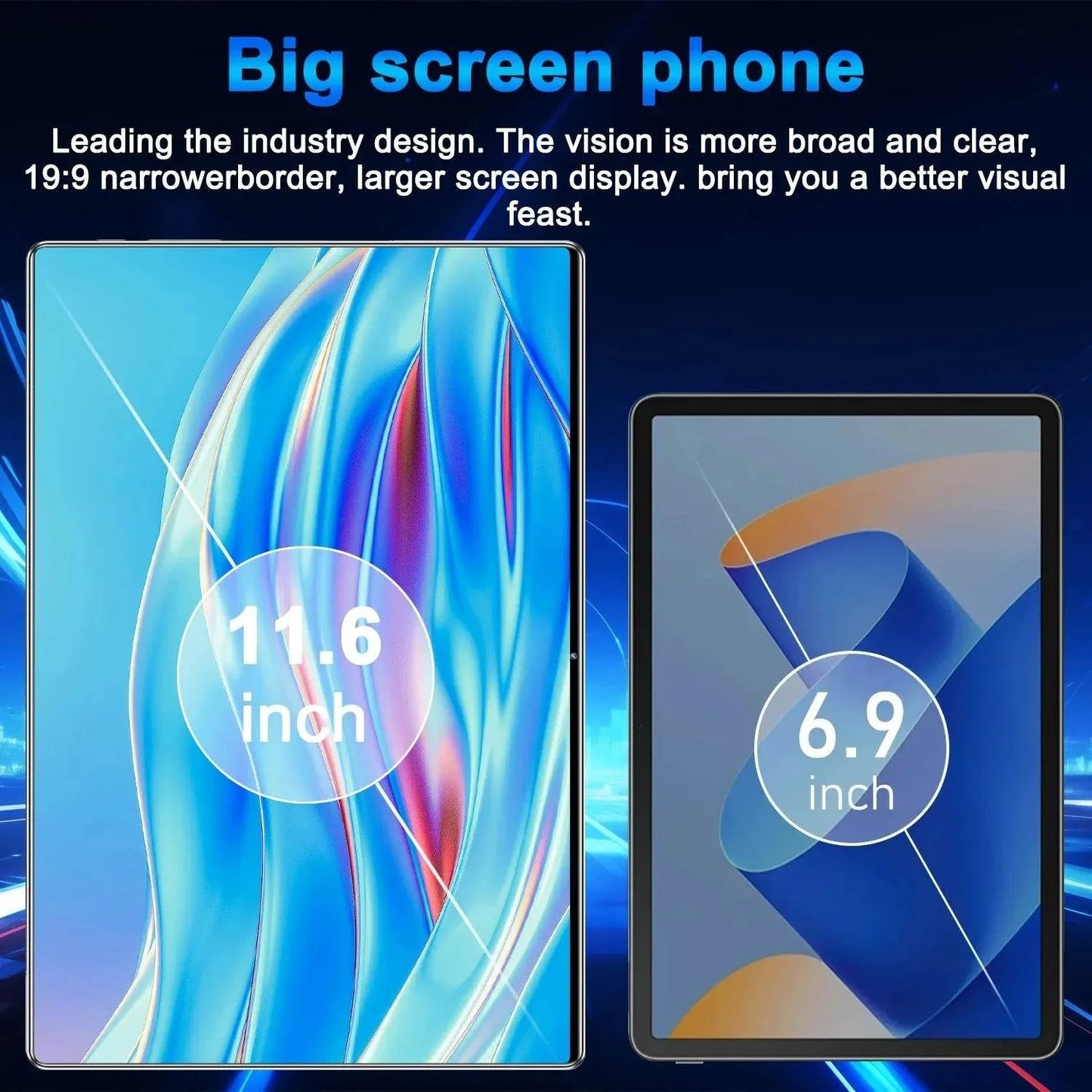 Tablet Android 2025 5G 13.0 Brand New 11.6 inch 16GB RAM 1TB