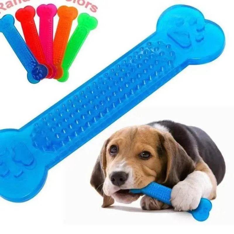 Durable Rubber Bone Toy for Aggressive Chewers