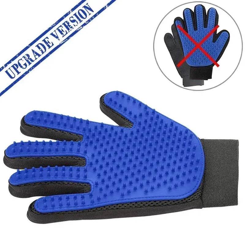 Silicone Pet Grooming Gloves for Cats & Dogs