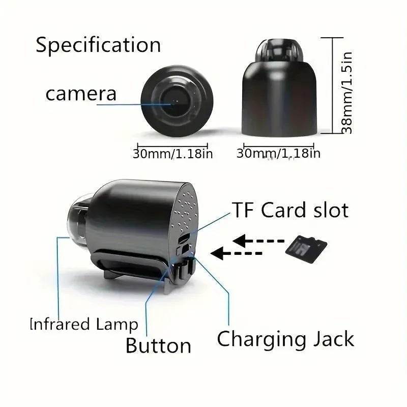 1080P HD Mini WiFi Camera Indoor Safety Baby Security