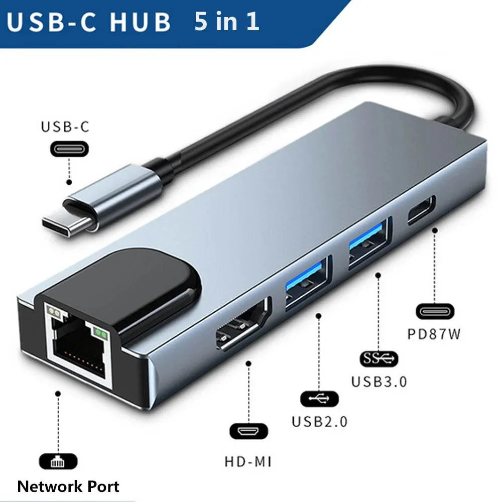 USB Hub 3.0 Splitter Multiport Adapter 4K HDMI 4/5/6/8/11