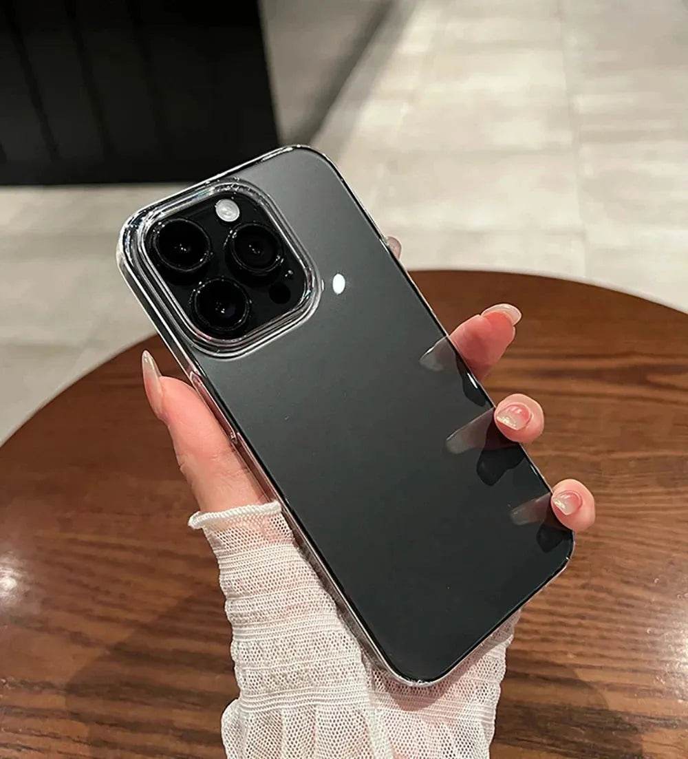 Luxury Transparent Soft Phone Cases iPhone16 15 14 13 12 11