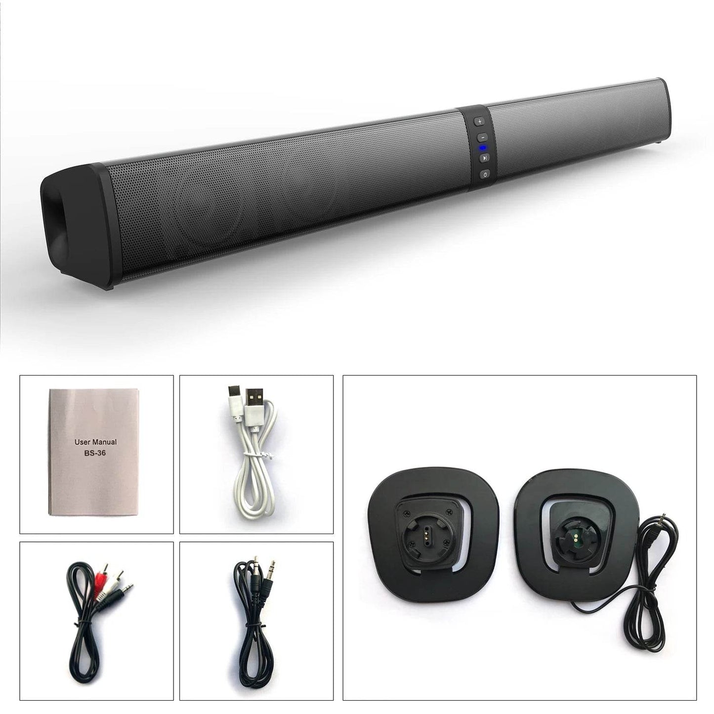 Soundbar Radio Blaster Bar Audio TV PC Computer Subwoofer