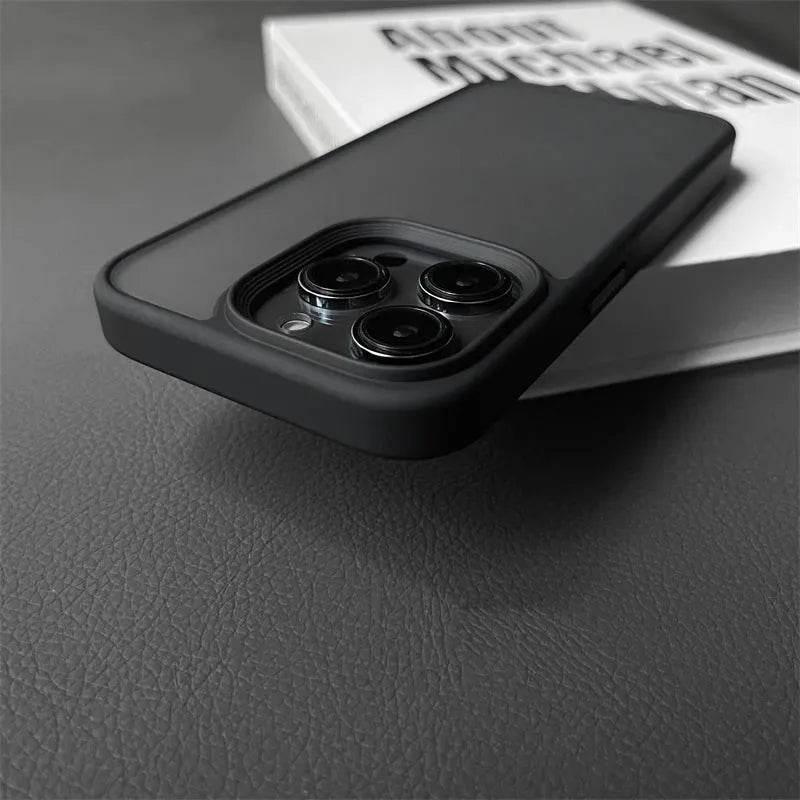 Armor Shockproof Hybrid Case for iPhone 15 14 16 Pro Max Matte Back Cover