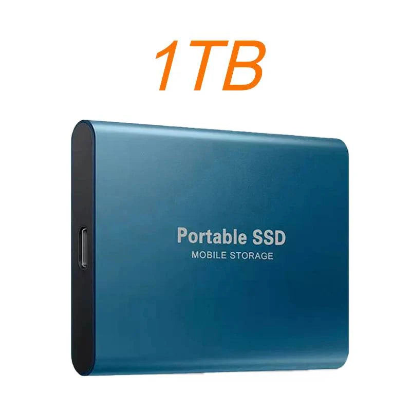 Portable SSD 1TB 2TB High Speed External Hard Drive USB3.1 Type-C Interface