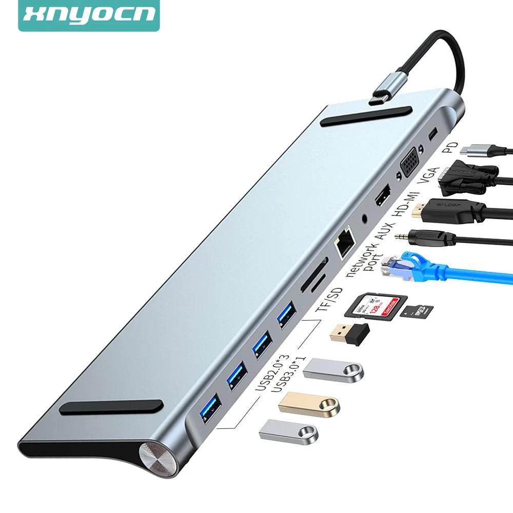 USB Hub 3.0 Splitter Multiport Adapter 4K HDMI 4/5/6/8/11