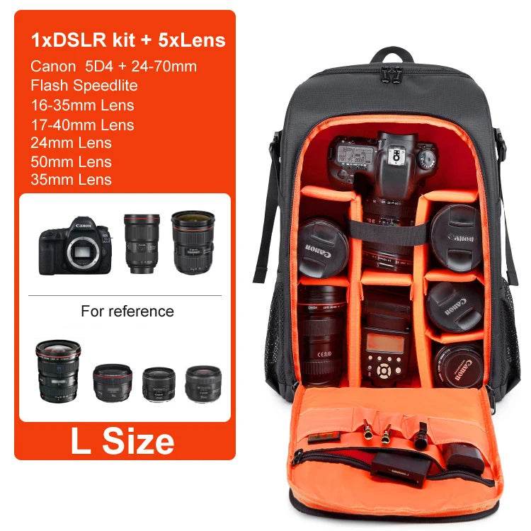 Big Capacity Waterproof Camera Backpack | ightpro TS39