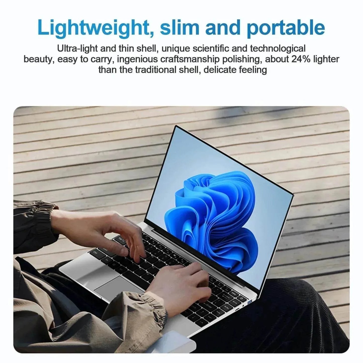 Laptop Ultra Slim16GB RAM 2TB SSD Intel N3700 Notebook