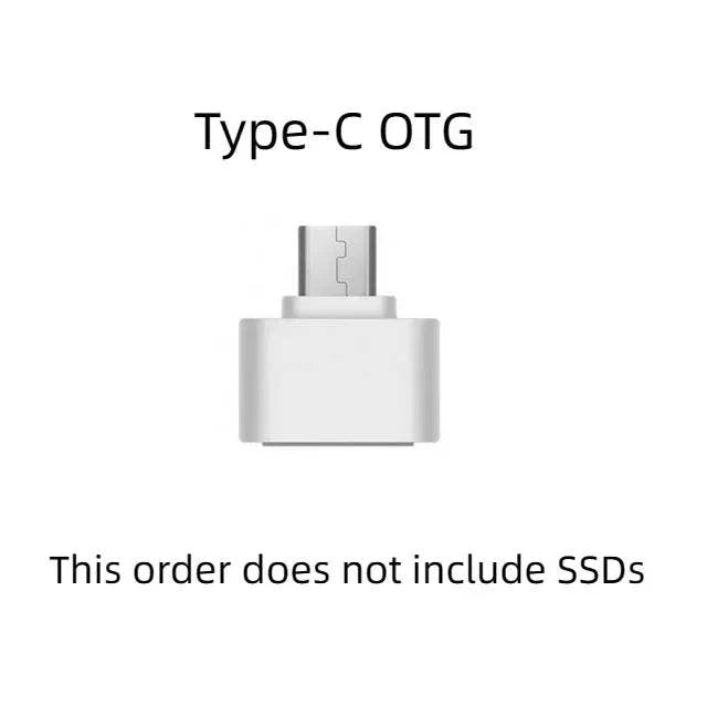 Portable SSD 1TB 2TB High Speed External Hard Drive USB3.1 Type-C Interface