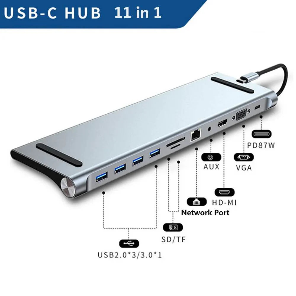 USB Hub 3.0 Splitter Multiport Adapter 4K HDMI 4/5/6/8/11