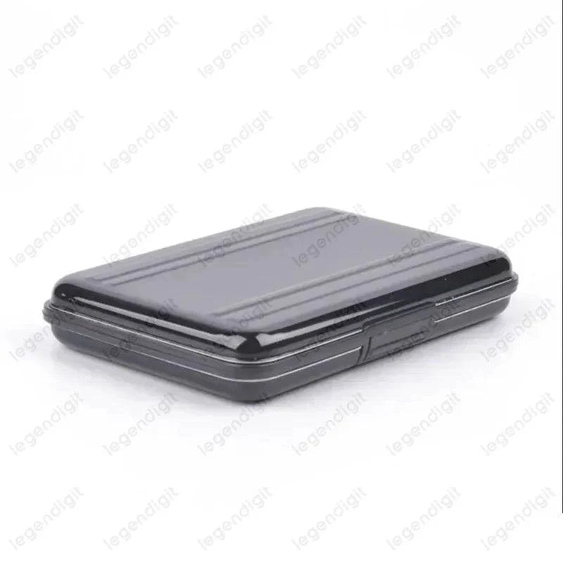 Aluminum Memory Card Case Portable 16 Slots Storage