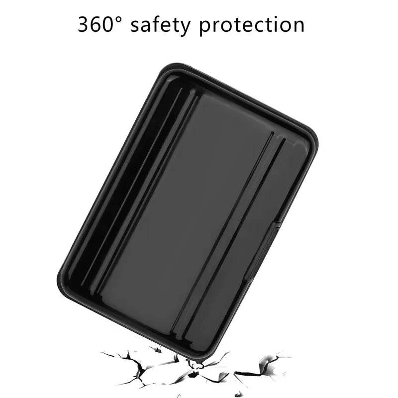 Aluminum Memory Card Case Portable 16 Slots Storage