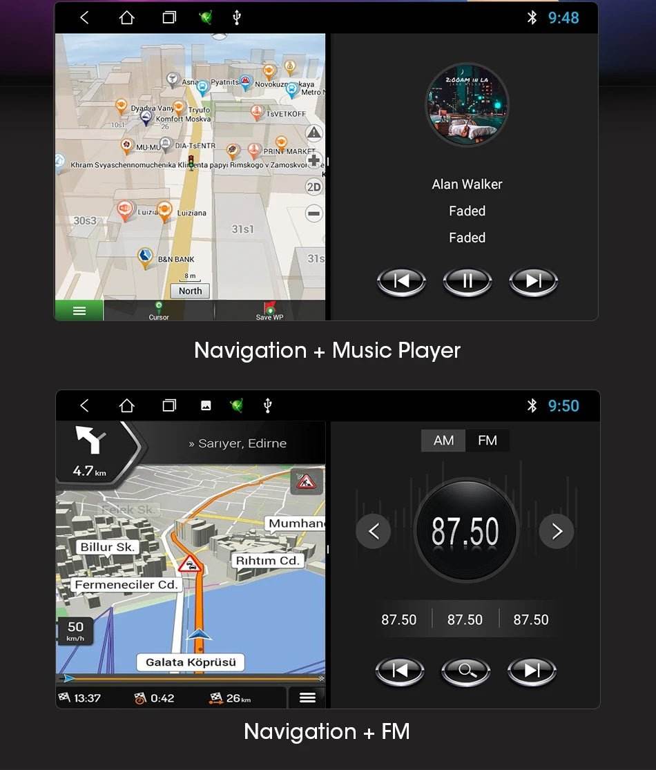 Android 12 Car Radio for Nissan Kia Honda Toyota VW