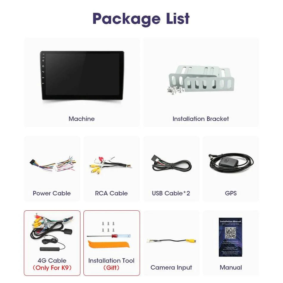 Android 12 Car Radio for Nissan Kia Honda Toyota VW