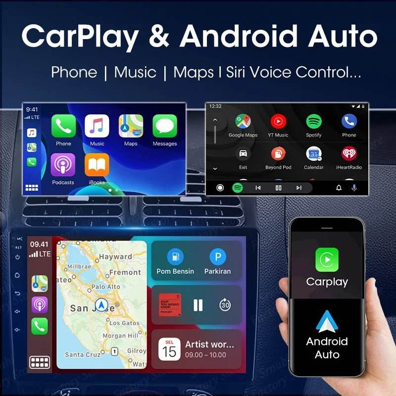 Android 12 Car Radio for Nissan Kia Honda Toyota VW