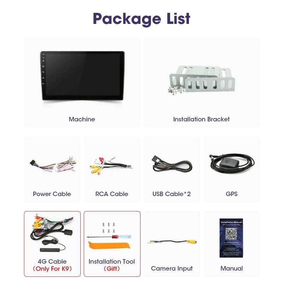 Android 12 Car Radio for Nissan Kia Honda Toyota VW
