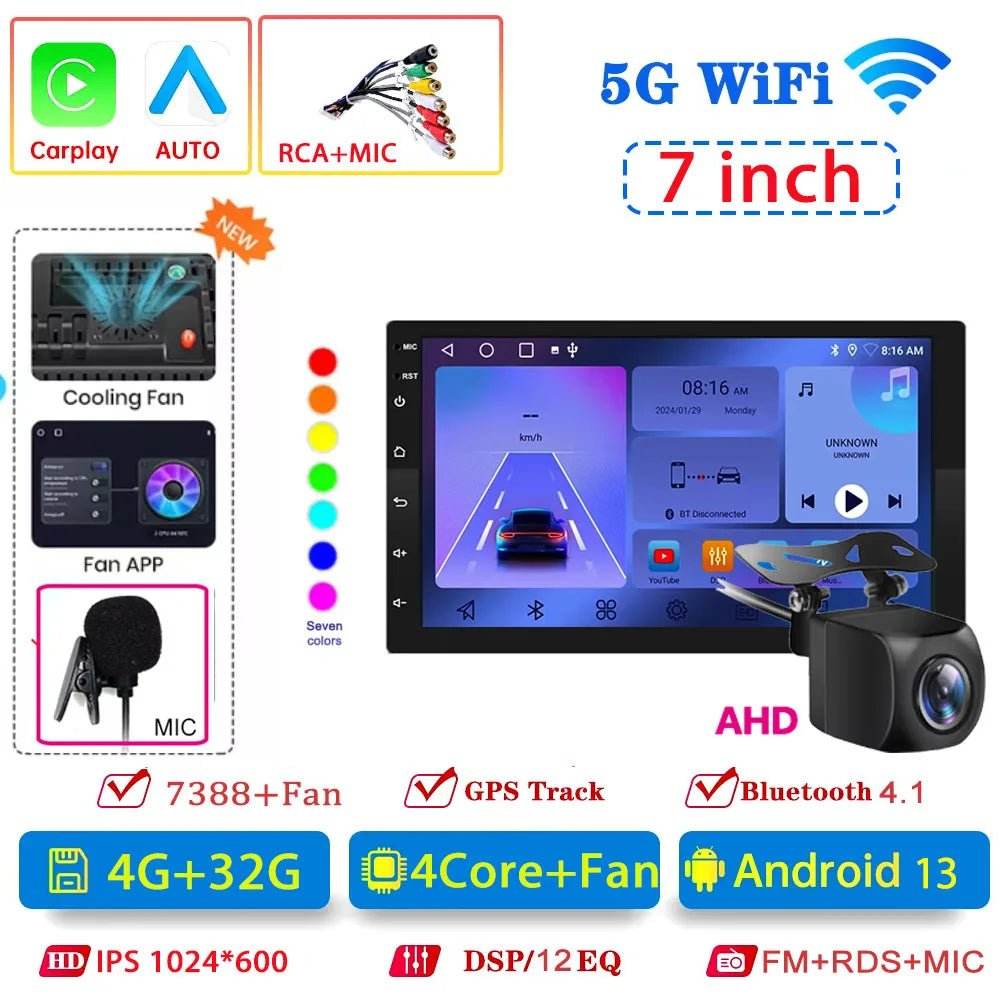 Android 13 4G Multimedia Carplay GPS Navigation