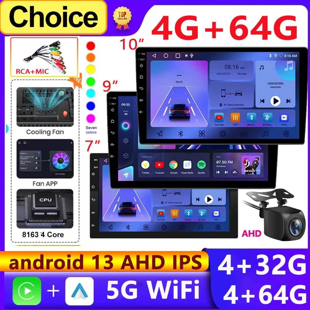 Android 13 4G Multimedia Carplay GPS Navigation