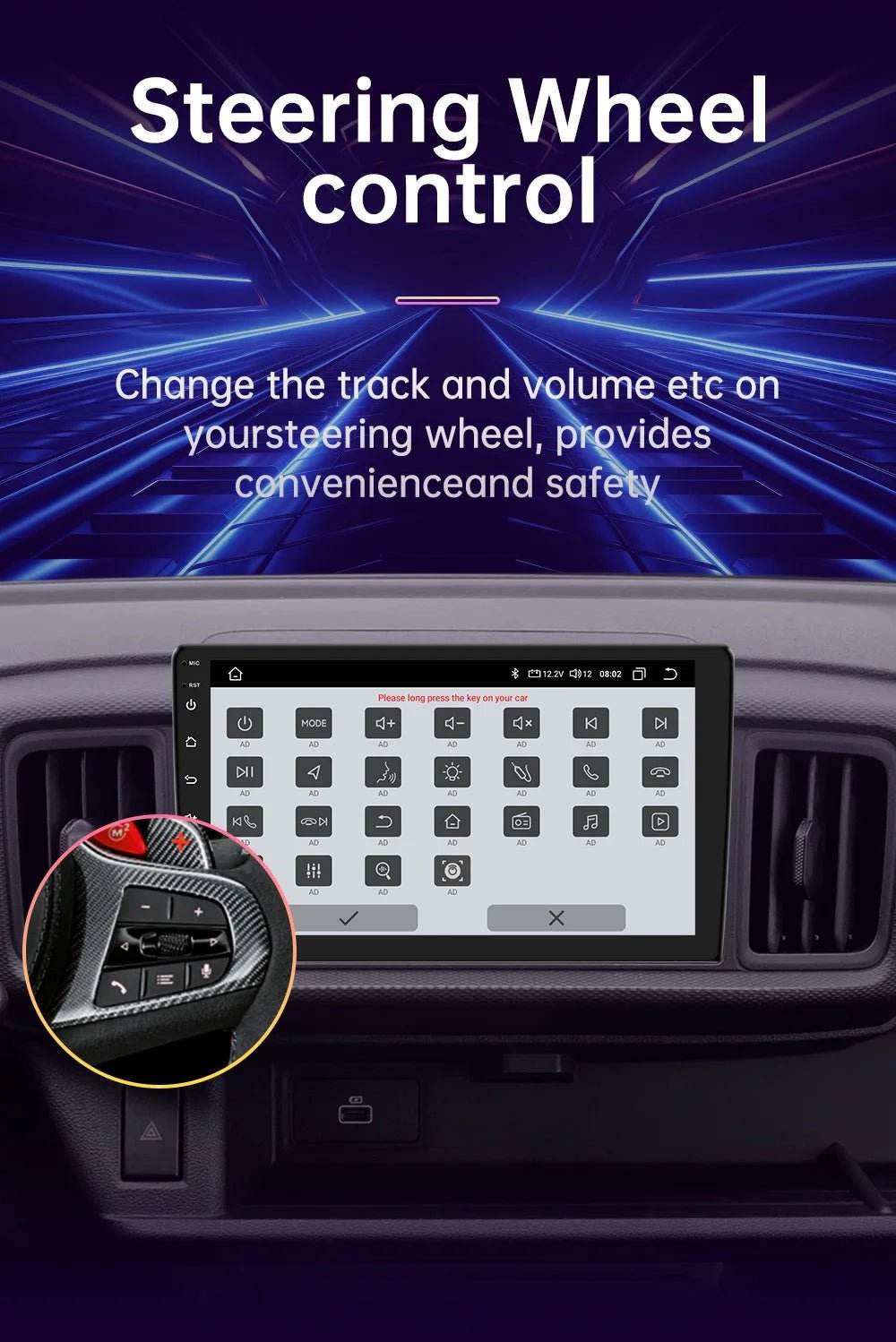 Android 13 4G Multimedia Carplay GPS Navigation